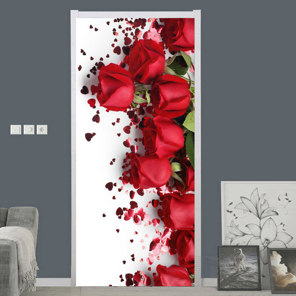 Trắng Hoa Hồng Giấy Dán Tường  - đánh giá và giá Home Bathroom Wallpaper