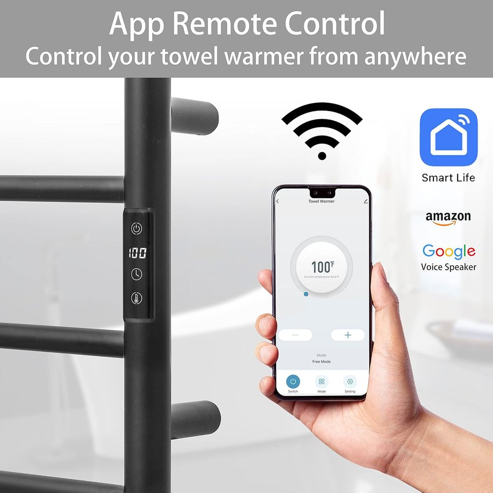 KEG Smart WiFi Towel Warmer Wa - đánh giá và giá Towel Bar Stainless